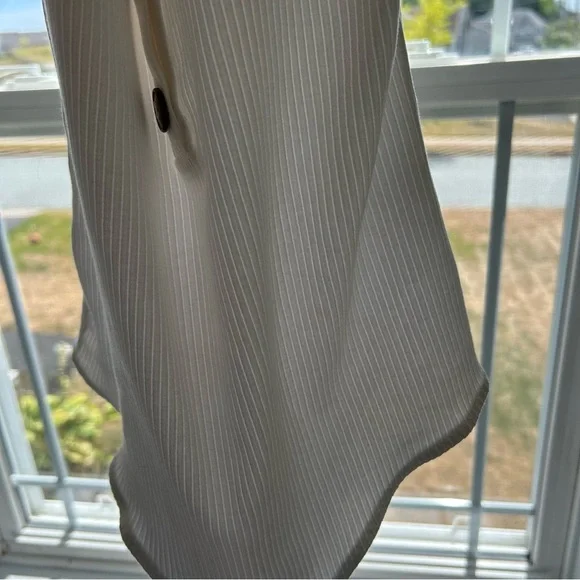 Reformation Ivory Ribbed Bodysuit - Picture 7 of 8